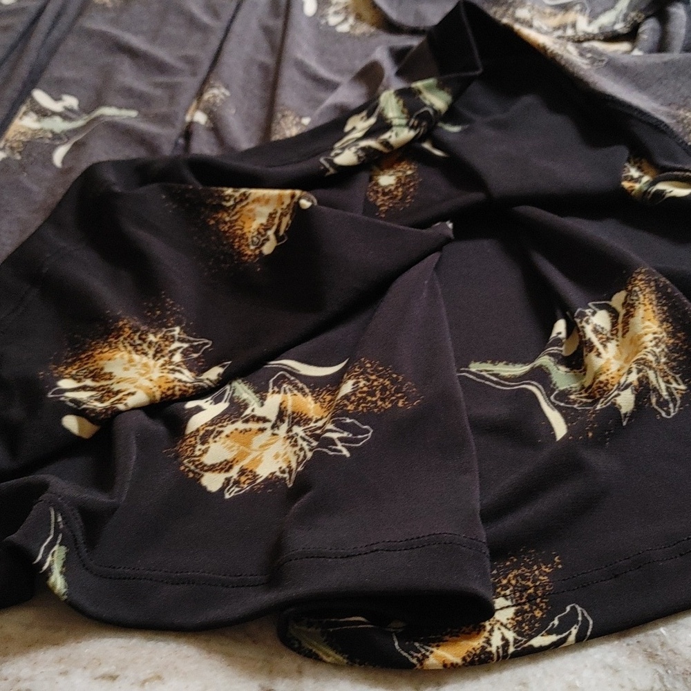 LuLaRoe Short Black Pleated Skirt with Pockets XL - Picture 6 of 6